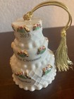 Lenox 2015 “Our First Christmas Together” Wedding Cake Ornament Excellent — photo 1