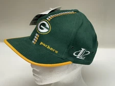 Green Bay Packers Logo Athletic Vintage 90's Strapback Cap Hat - NWT
