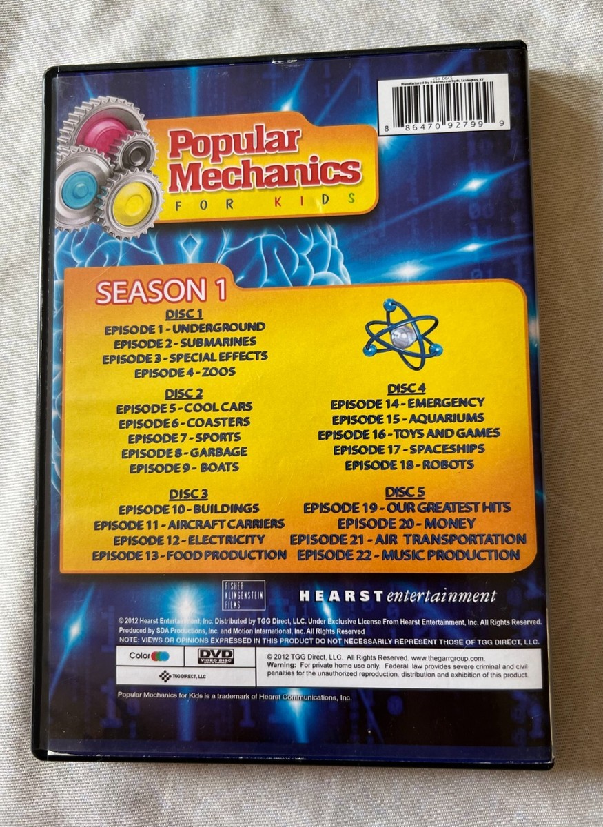Popular Mechanics For Kids DVD Complete First Season 22