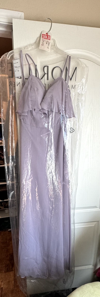 mauve chiffon bridesmaid dresses Floor-length Cap Sleeves Appliques Chiffon Bridesmaid Dresses – MarryLover main image 1