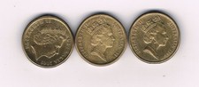 Australia monety 2 dolary królowa Elżbieta II 1988,1989,2005
