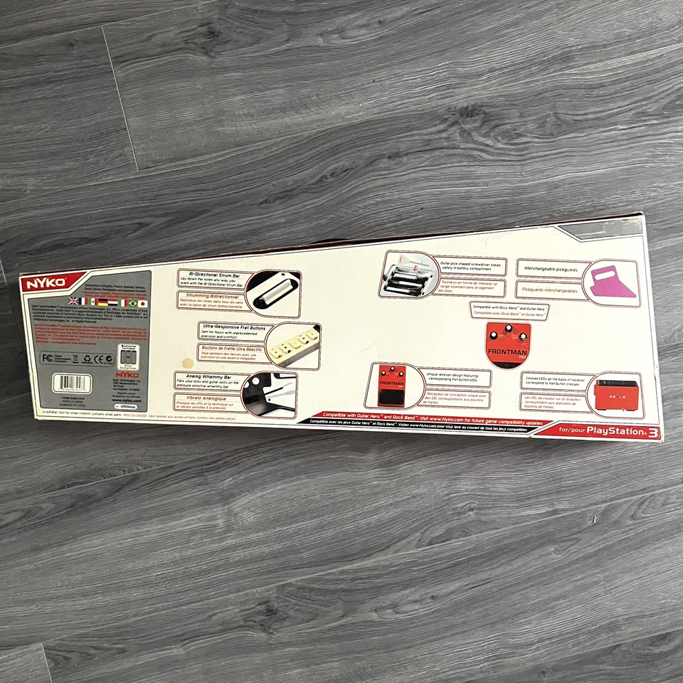 Nyko FrontMan (83057) Guitar PlayStation 3 New/Sealed Wireless Guitar Controller - Image 3 of 4