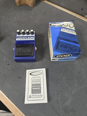 DOD FX102 Mystic Blues Overdrive 1990s Blue In Box