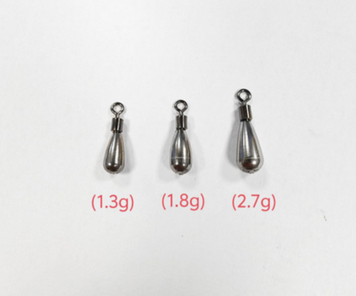  Paquet de 10 gouttes de larme en tungstène poids basse finesse pêche goutte sans plomb 1,3 g-21 g - Photo 5/34