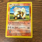 Arcanine 23/102 Uncommon Base Set Unlimited Pokemon MP