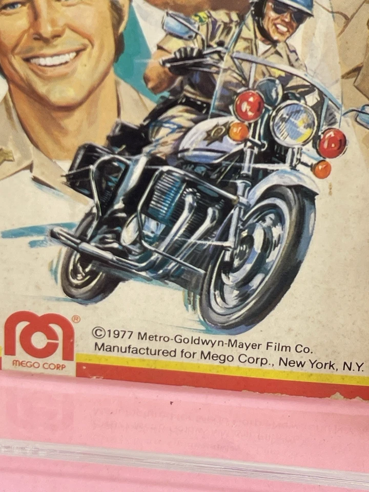 Vintage All Orig Mego Chips PONCH 3-3/4" Poseable Action Figure 1977 MOC Sealed - Image 3 of 4