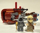LEGO STAR WARS 75099  REY'S  SPEEDER W/ MINIFIGURES