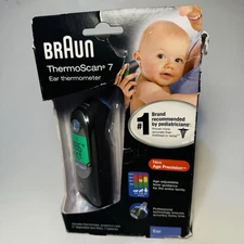 Braun ThermoScan 7 Ear Thermometer with Age-Based Fever Guidance for Baby Read,