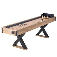 7ft 9ft 12ft Shuffleboard Table for Family Game Room, Shuffle Board with 9 ft