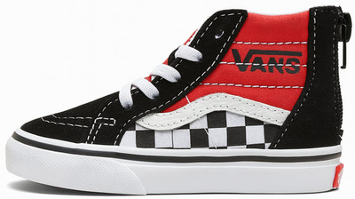 Kinderschuhe Sneaker VANS  Rot Schwarz Gr22 NEU K21