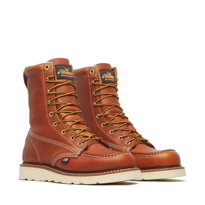 Thorogood Boots Tobacco Brown 814-4201 8  Wedge Work USA Made American Heritage