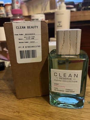 Clean Reserve H2Eau de Parfum Brilliant Peony, 3.4 oz Spray Tester *, Never Used