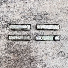 Alpaca Silver Concho Plates