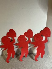 Three Valentines Day Cupid Die Cut
