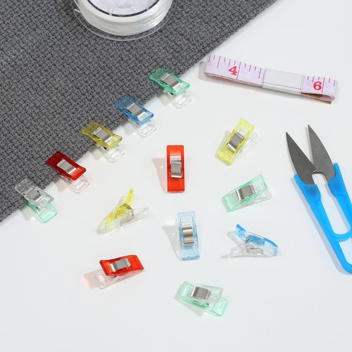 100 Pcs Sewing Clips for Fabric and Quilting,Premium Quilting Clips Assorted ... - Picture 6 of 9