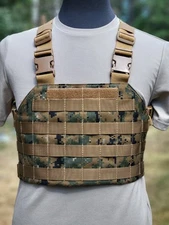 Tactical Chest Rig MARPAT Woodland Made In USA