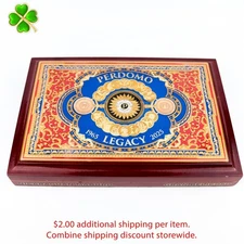 Perdomo Gran Belicoso Nicaraguan Maduro Wood Cigar Box 10.75" x 7.25" x 1.5"