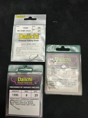 Vintage Daiichi Wet   Fly Hooks