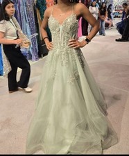 Mint Green Prom Dress