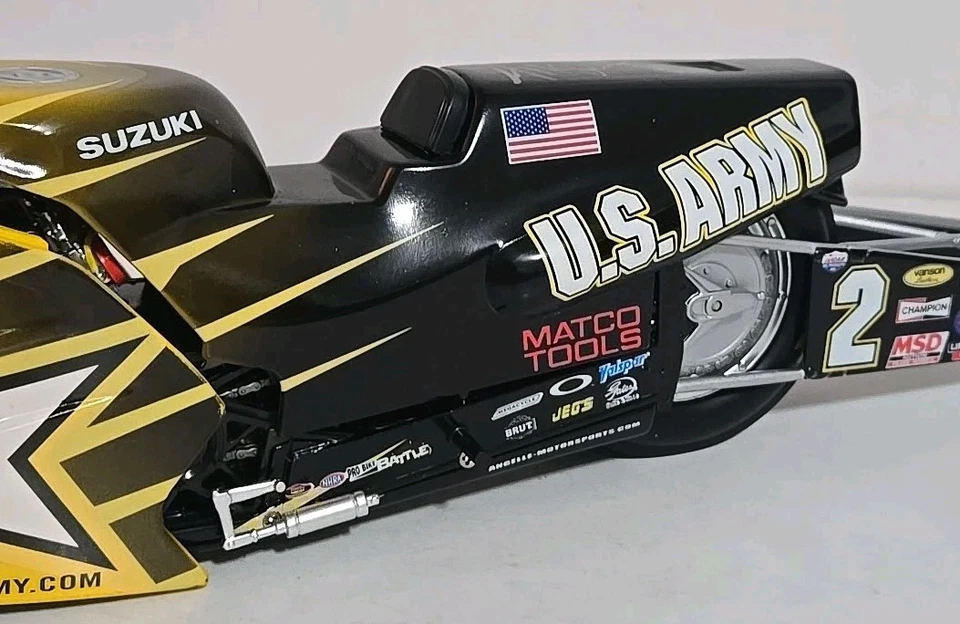 Autografiado 2005 Racing Champions 2005 Angelle Sampey Ejército de Estados Unidos Pro Stock... Foto 4 de 4