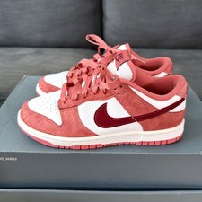 Nike Dunk Low Valentine's Day 2024 Red Pink Casual Sneakers Women's Size 6