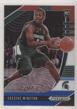 2020-21 Panini Prizm Draft Picks Red White & Blue Prizm Cassius Winston #29 0c2