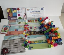 Numberblocks MathLink Cubes 1-10 Activity Set w Cards Mats Cubes Incomplete