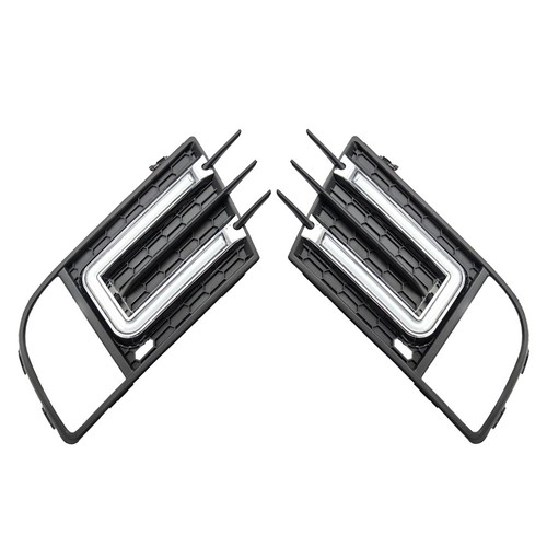 1 Pair ABS Car LED Front L+R Daytime Running Lights DRL For VW Tiguan 2013-2016 - Picture 5 of 10
