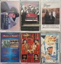 Lot Of 6 Tejano Tex Mex Cassettes Various Artists 