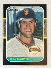 1987 Donruss - Will Clark #66 (RC) Sharp