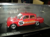 1:43 Minichamps Alfa Romeo Giulia 1973 Ons Rennstreckensicherung In Ovp Limited