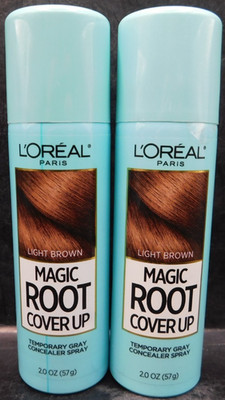 2Pk Loreal Magic Root Cover Up Light Brown 2.0oz EACH New & Unused