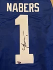 Malik Nabers Signed New York Giants NFL Football Jersey Fanatics Authentic