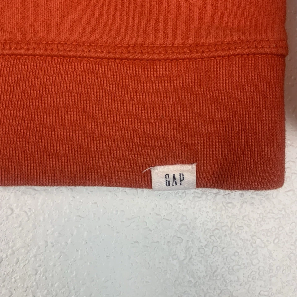 Sudadera Gap Niños Niños S 6-7 Cuello Redondo Fútbol Deportiva Gráfico Naranja Preppy Foto 3 de 4