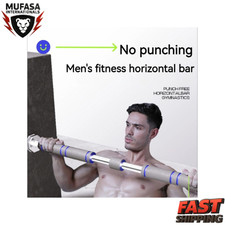 Heavy Duty Telescopic Pull Up Bar Doorway Adjustable Non-Slip Home Gym Bar