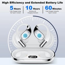 3-in-1 Smart AI Translation Earbuds, 144 Languages Real-Time White Set