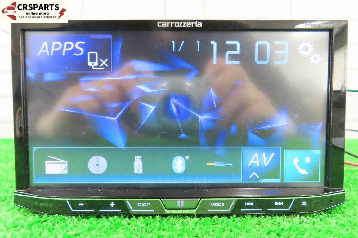 Pioneer Carrozzeria FH-9100DVD Double-DIN Audio USB Bluetooth
