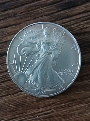 1998 Silver American Eagle 1 Oz US Dollar Uncirculated