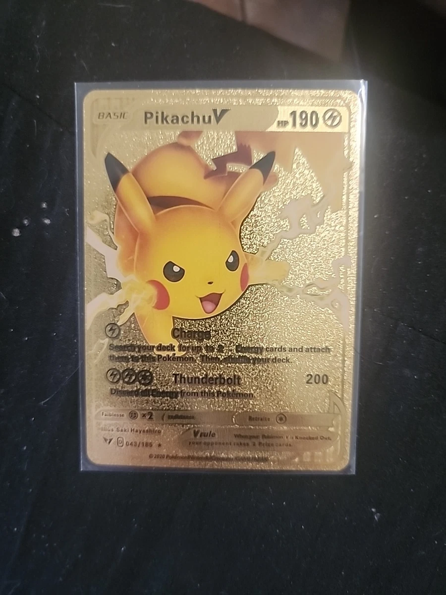 HP 190 V Pikachu ポケモンカード 2020 170/185 200 Thunderbolt - Charge 190 HP V Pikachu Pokémon ポケモンカードゲーム