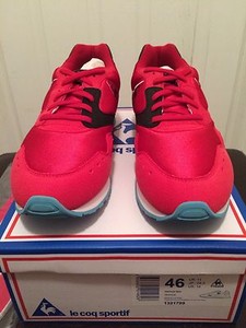 le coq sportif red sneakers