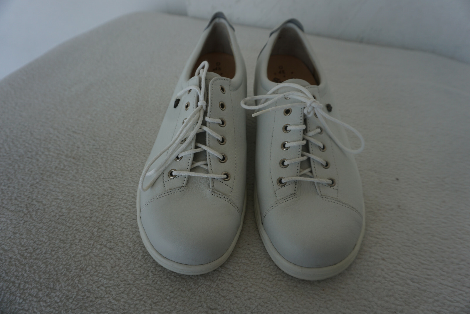 Chaussures Finn Comfort Ems Pour Femme, Cuir Blanc, Pointure 37.5, Neuves Avec Boîte