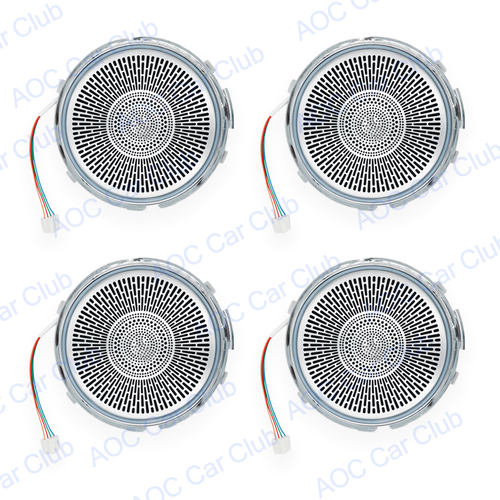 Cubierta de altavoz LED de 64 colores luz ambiental para Mercedes Benz W213 E400 E63 AMG 17+ - Imagen 19 de 20