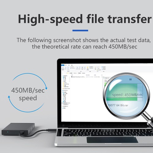 2.5 SATA To USB 3.0 Hard Drive Case Useful HDD Case 2.5 SATA To USB 3.0 Adapter - Afbeelding 6 van 15