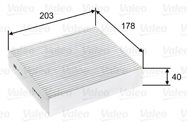 Valeo 715603 Filter, Innenraumluft FüR Mitsubishi Smart-image
