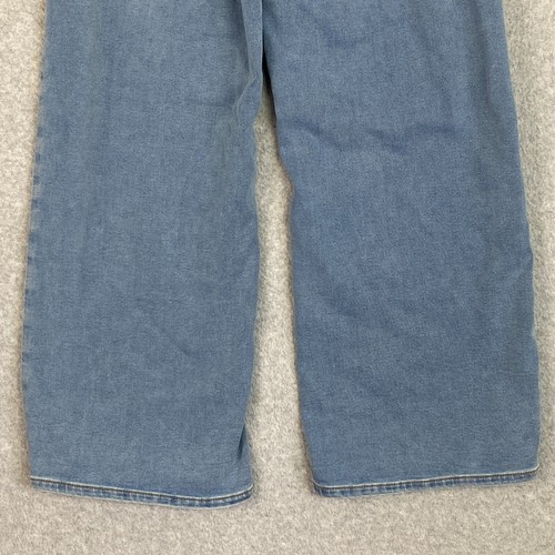 GAP Jeans Youth Girls 14 Blue Super Soft Wide Leg Ankle Mid Rise Med Wash Denim - Picture 8 of 15