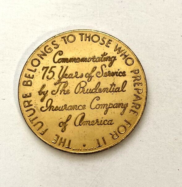 Vintage Prudential Insurance 75th Anniv. Coin 1950 (L1) | eBay