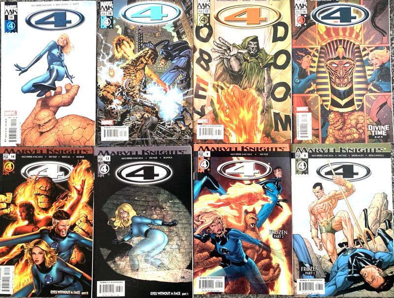 4. MARVEL KNIGHTS. NUMBER'S 8-9 13-14 16-19. (8 ISSUE 2004-2005 HIGH GRADE LOT)