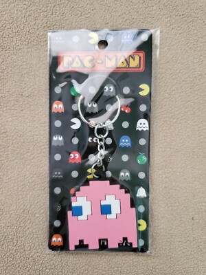 SYOKO × PAC-MAN GHOST SYOKO RUG+KEYCHAIN Crochet Amigurumi Style 3D Printed Pac-man and Ghosts Keychain
