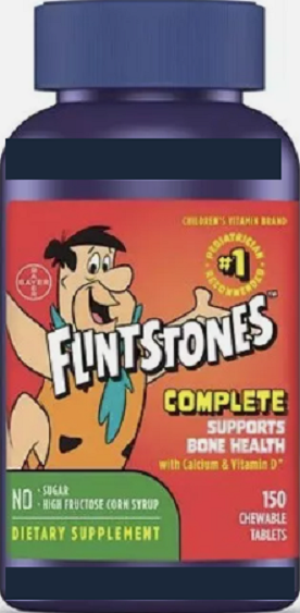 Flintstones Complete 150 Chewable Tablets Exp 8/25