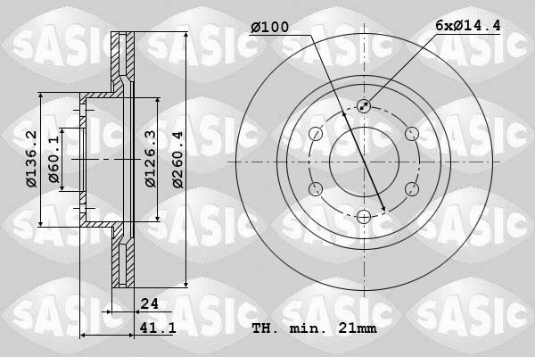 Disques de frein avant Opel Meriva A pour stopper les vibrations au freinage